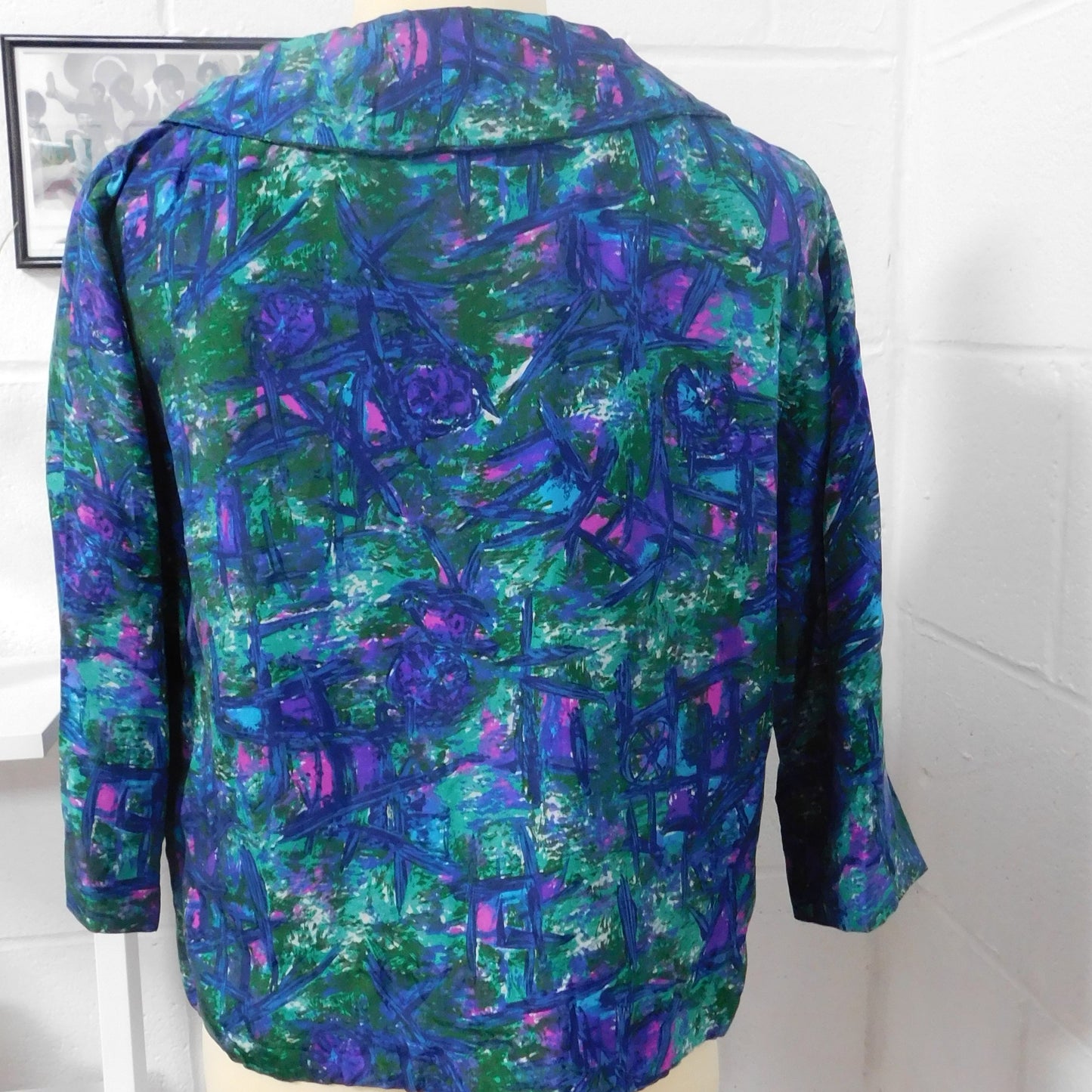 Dearest Doreen 1950's Silk Jacket/top