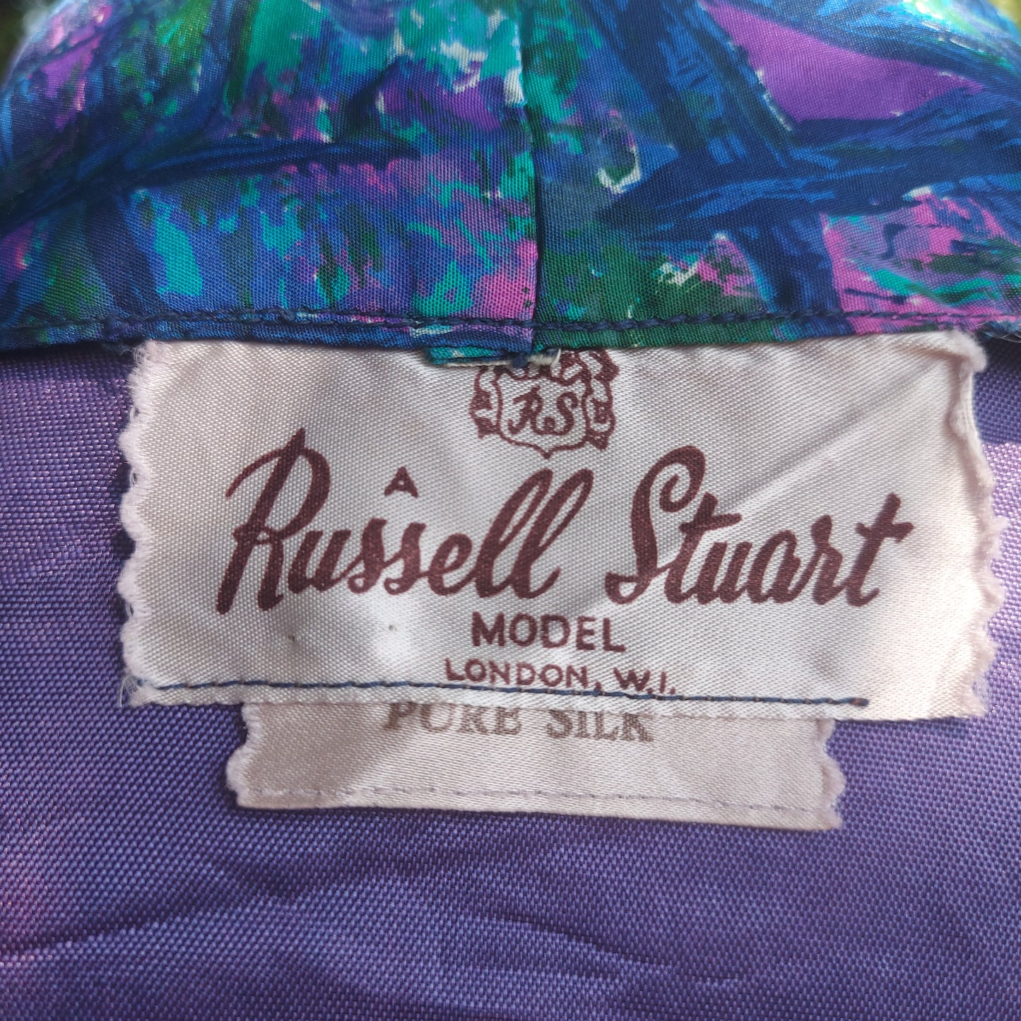 Dearest Doreen 1950's Silk Jacket/top