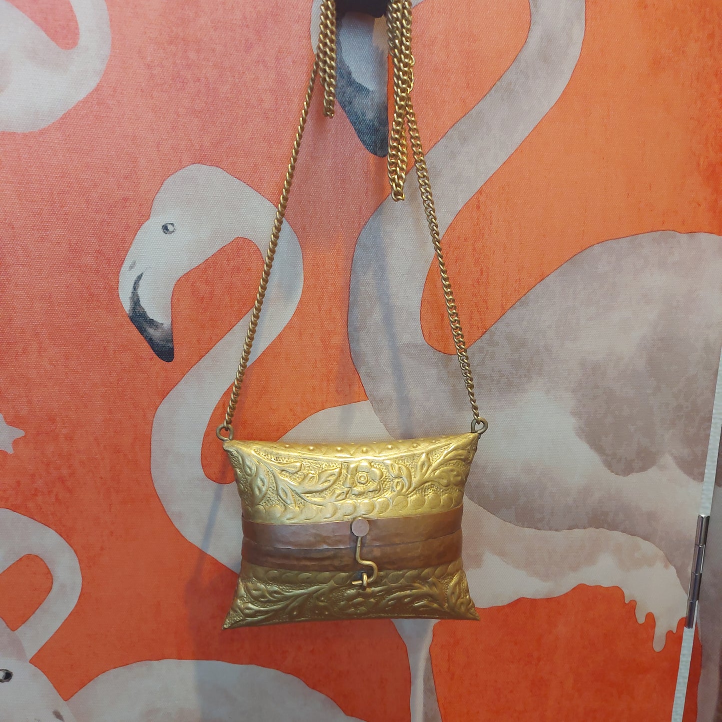 1920's Brass and Copper Minaudiere Purse/bag