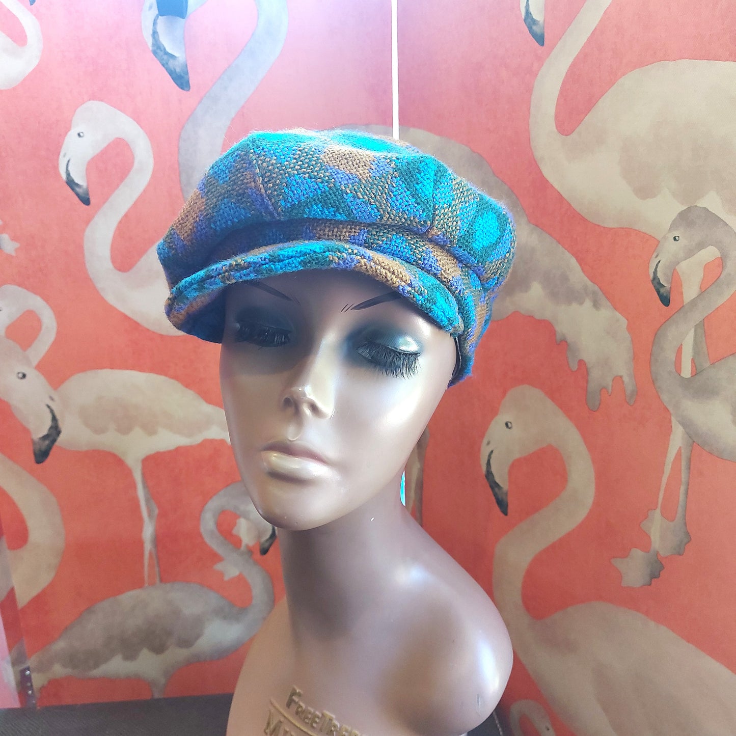 1960's Welsh Tapestry Cape and Matching Hat