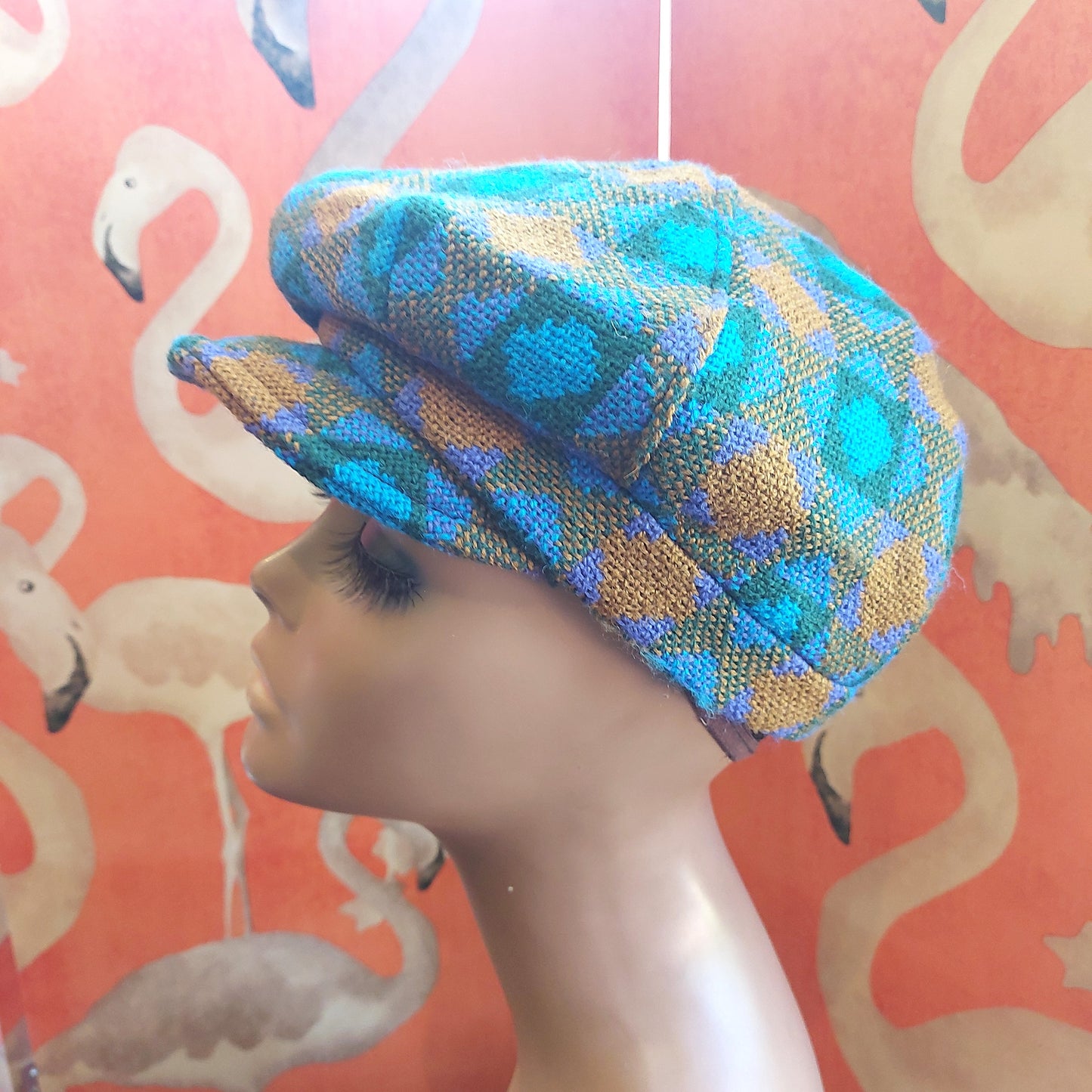 1960's Welsh Tapestry Cape and Matching Hat