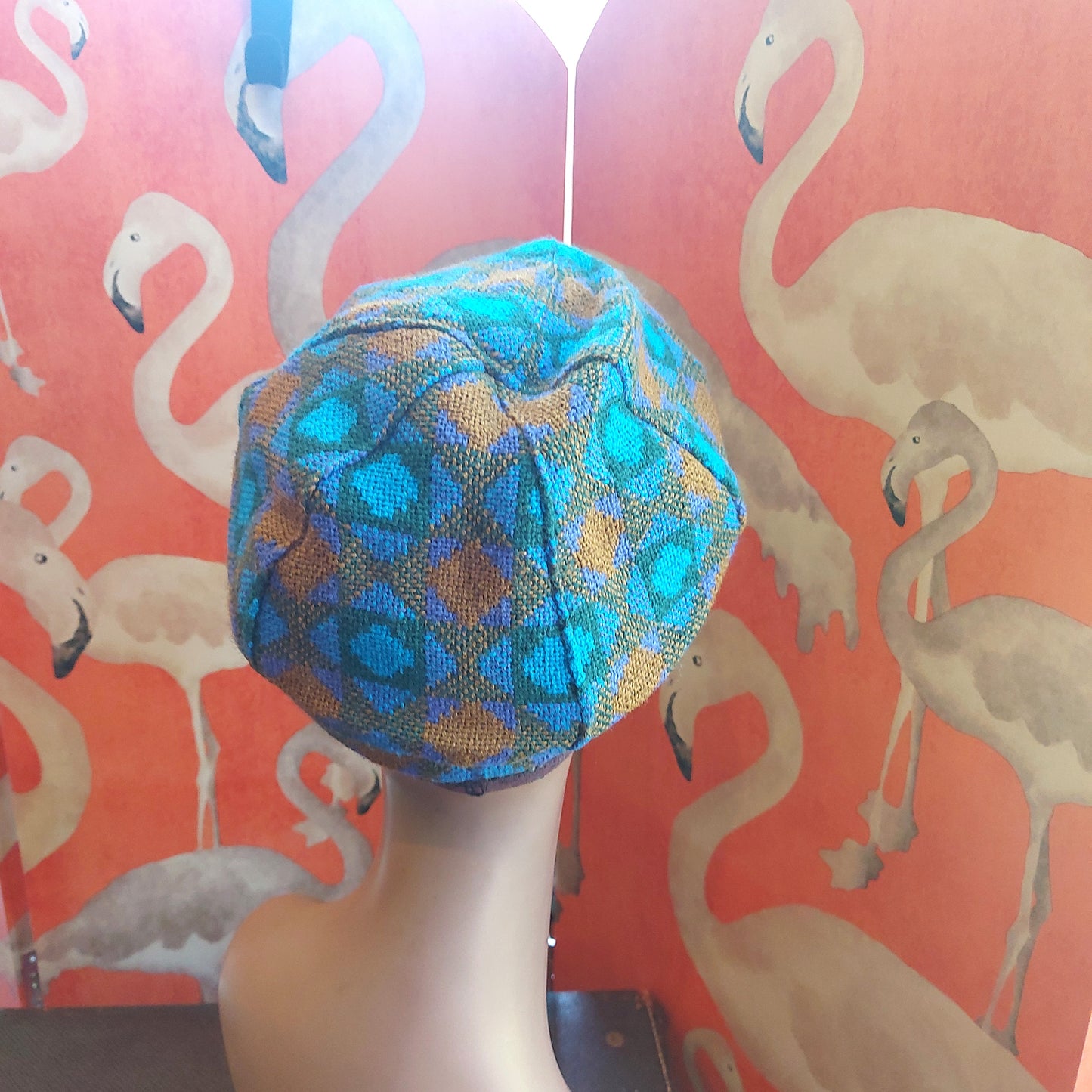 1960's Welsh Tapestry Cape and Matching Hat