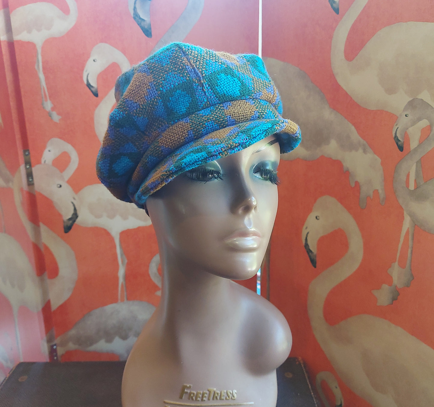 1960's Welsh Tapestry Cape and Matching Hat