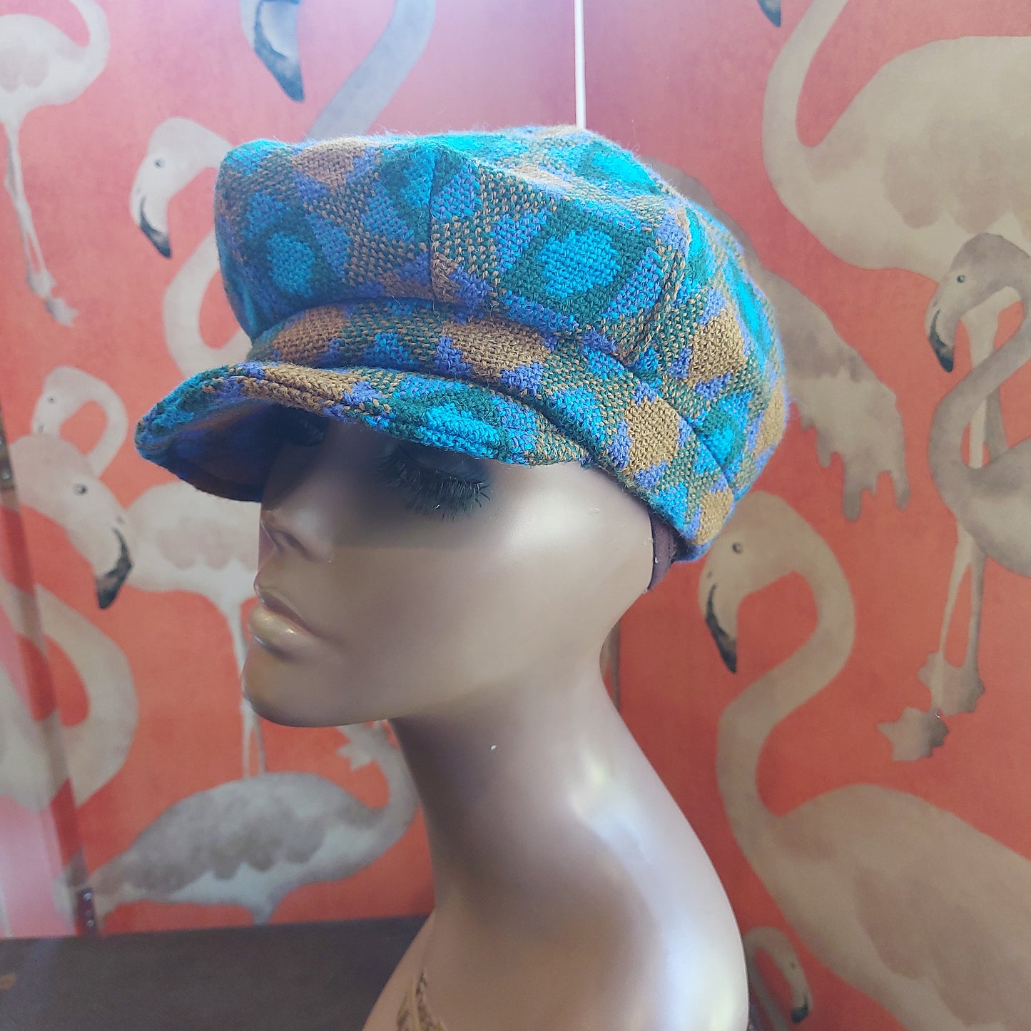 1960's Welsh Tapestry Cape and Matching Hat