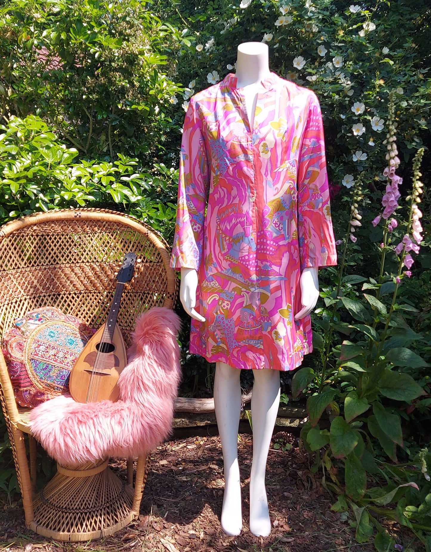1960s vintage boutique Wild Horses Dress