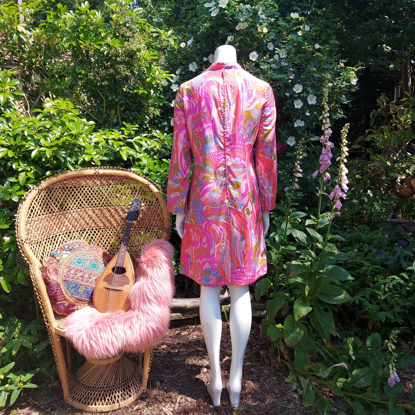 1960s vintage boutique Wild Horses Dress