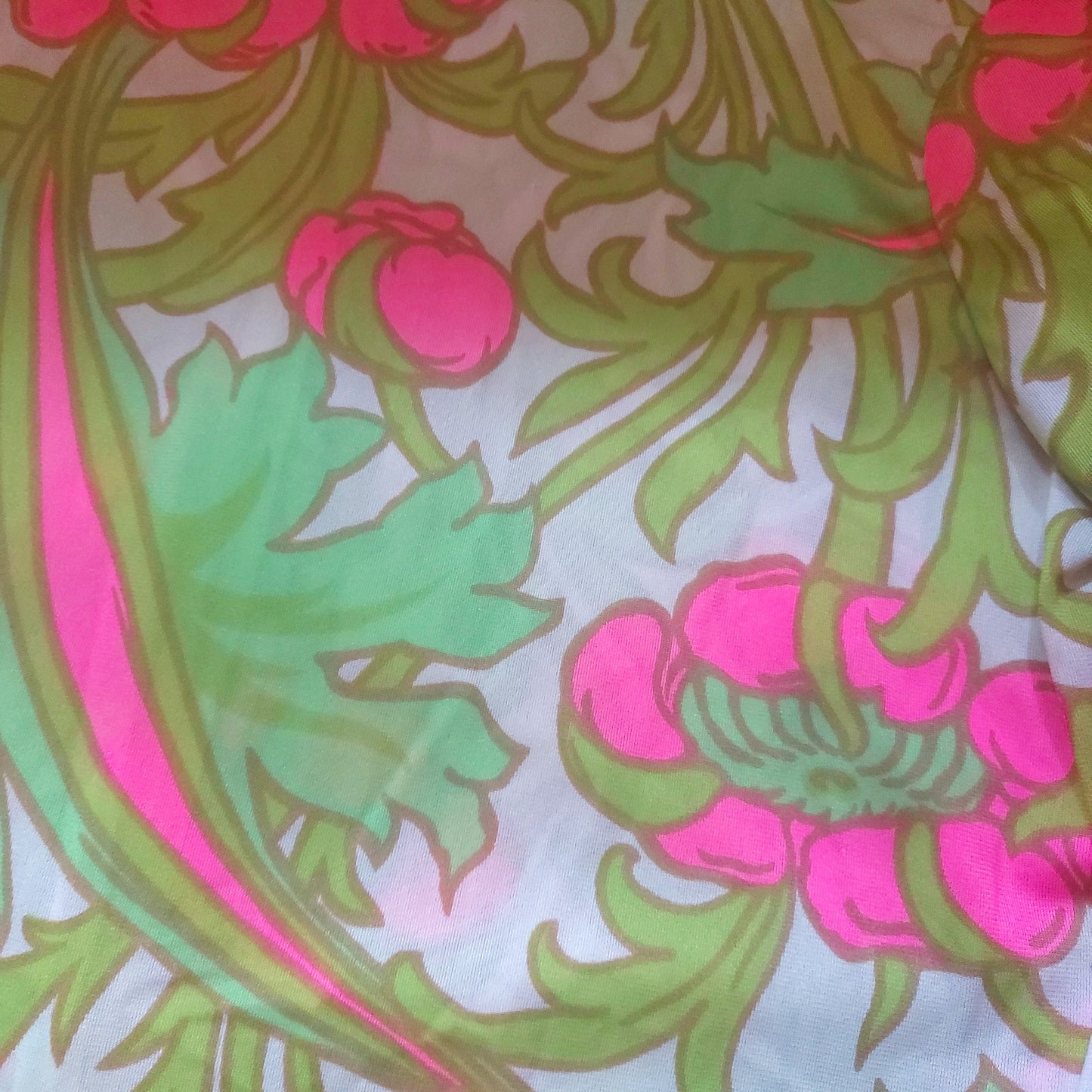 1960's Liberty of London psychedelic print Midi dress by Colin Glascoe