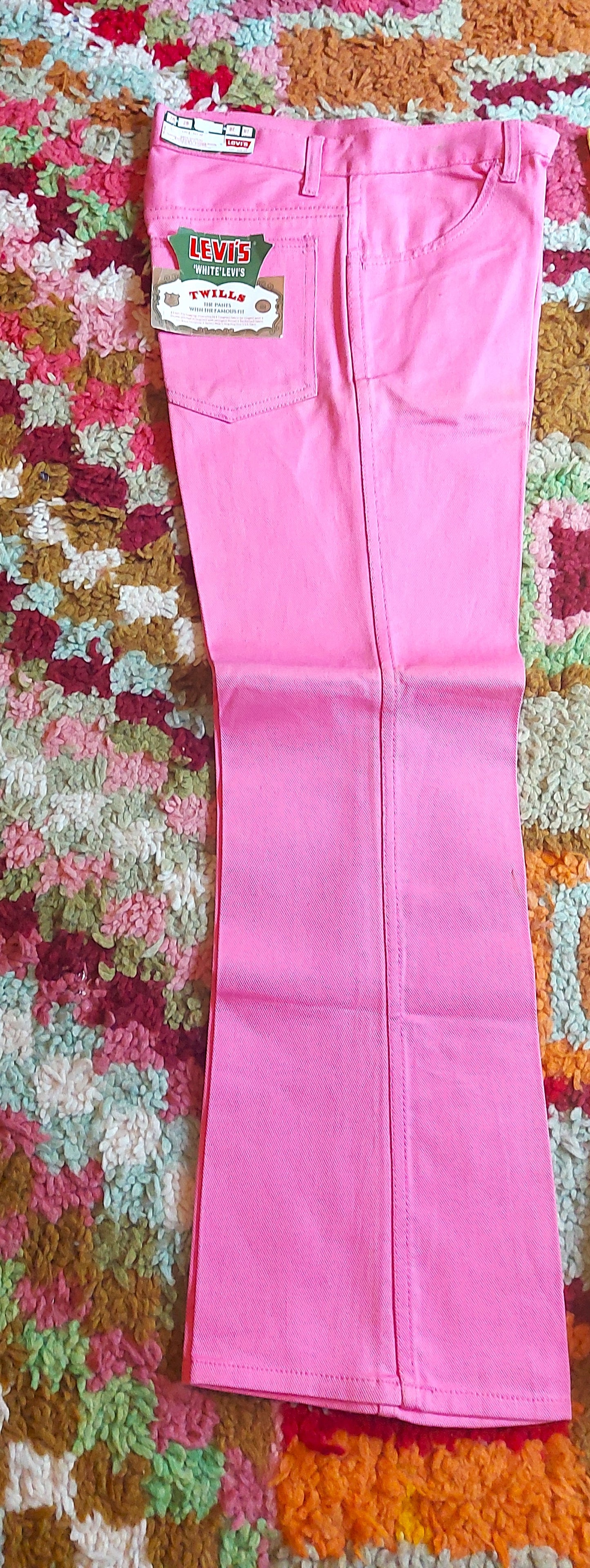 Super rare 1960s deadstock white tab levi's twills
