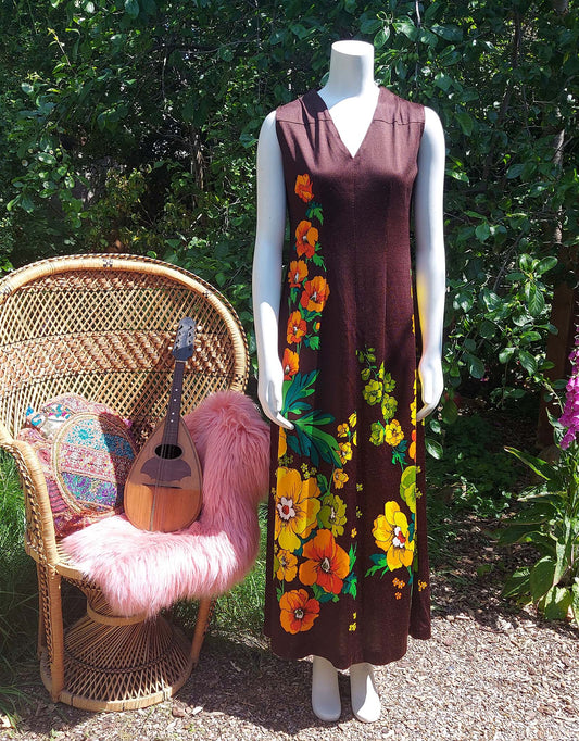 Magical Poppies Maxi Dress