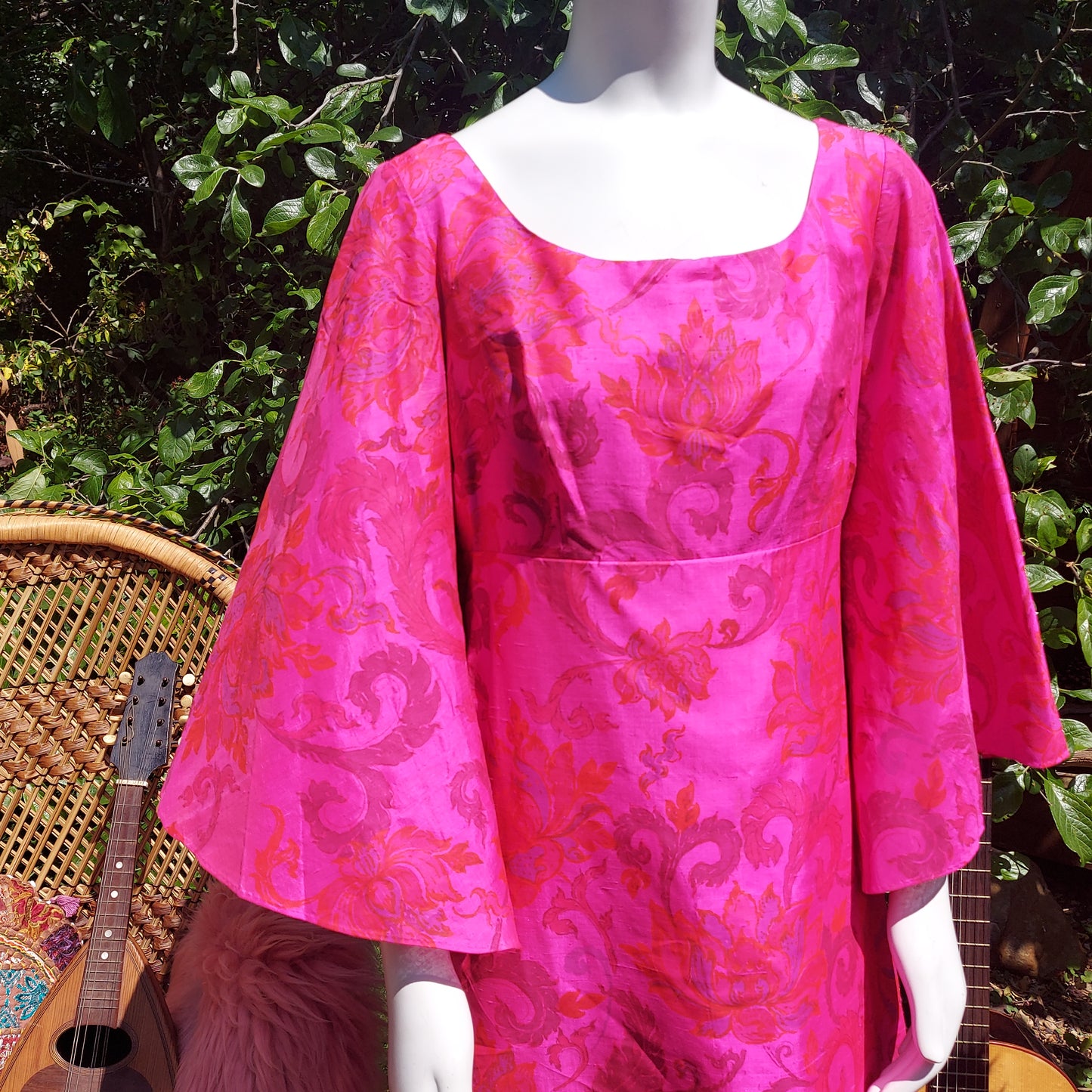 1970's Day Dreamer Maxi Dress with wizard sleeves
