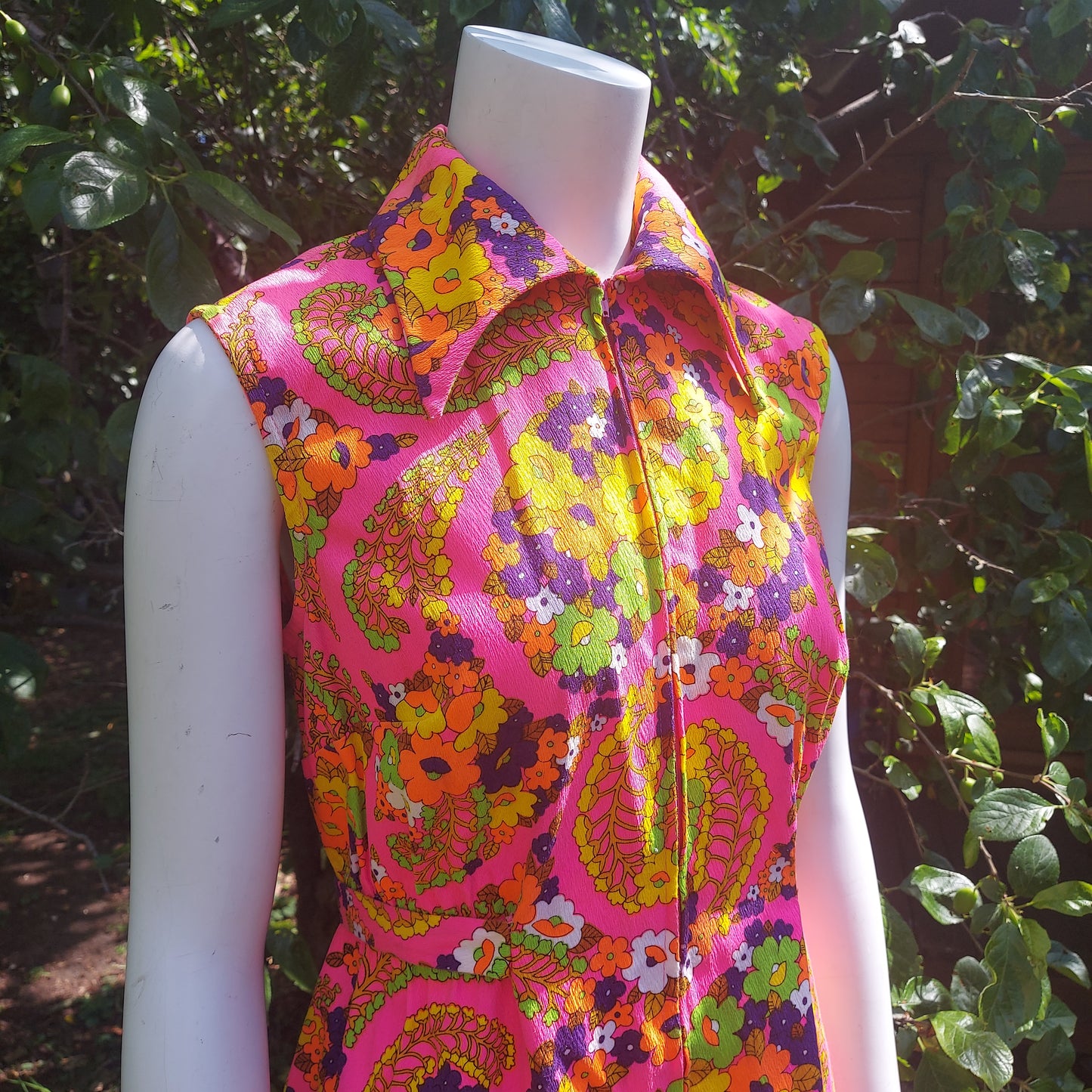Super Rare 1970s Aloha San Francisco Dreamer Psychedelic Dress