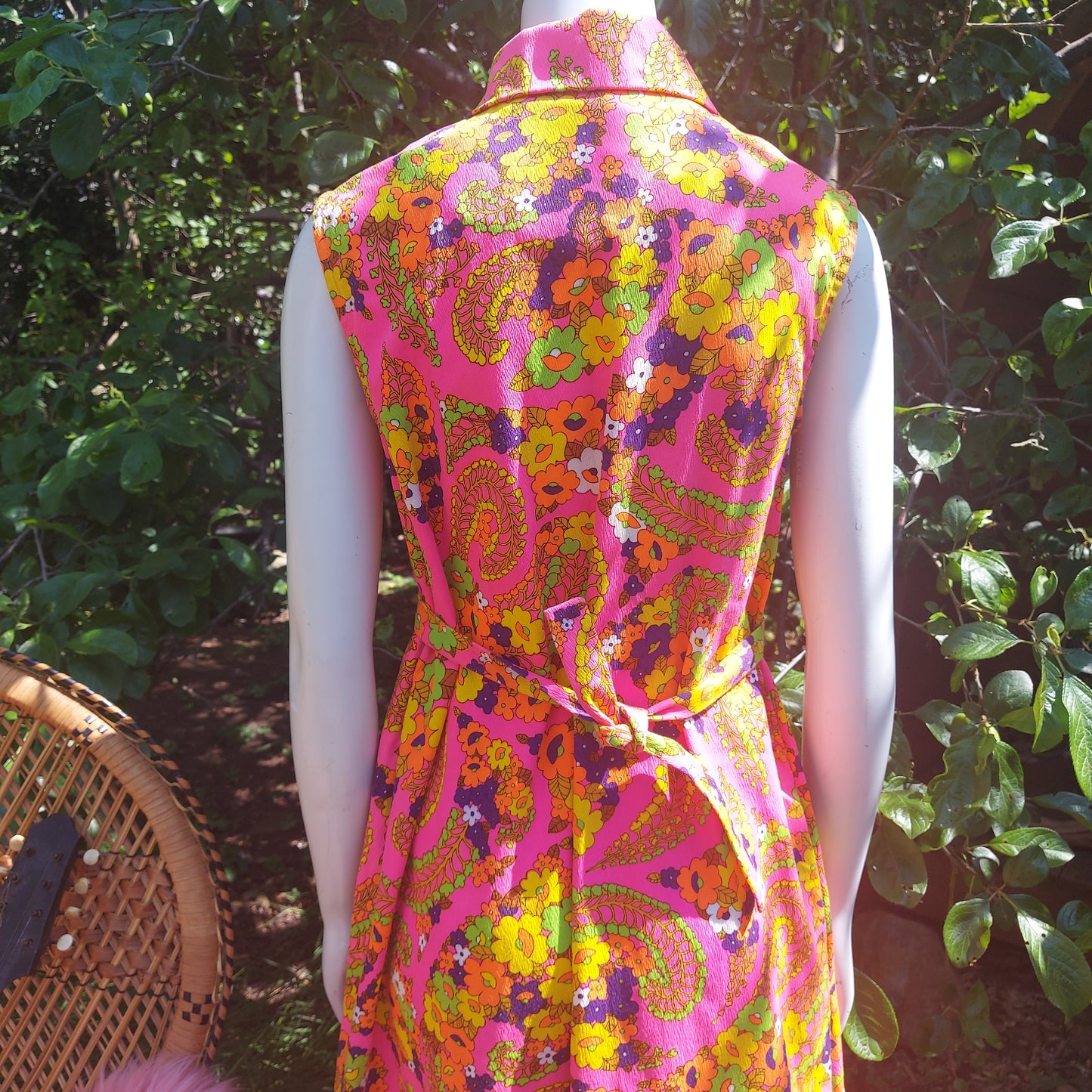 Super Rare 1970s Aloha San Francisco Dreamer Psychedelic Dress