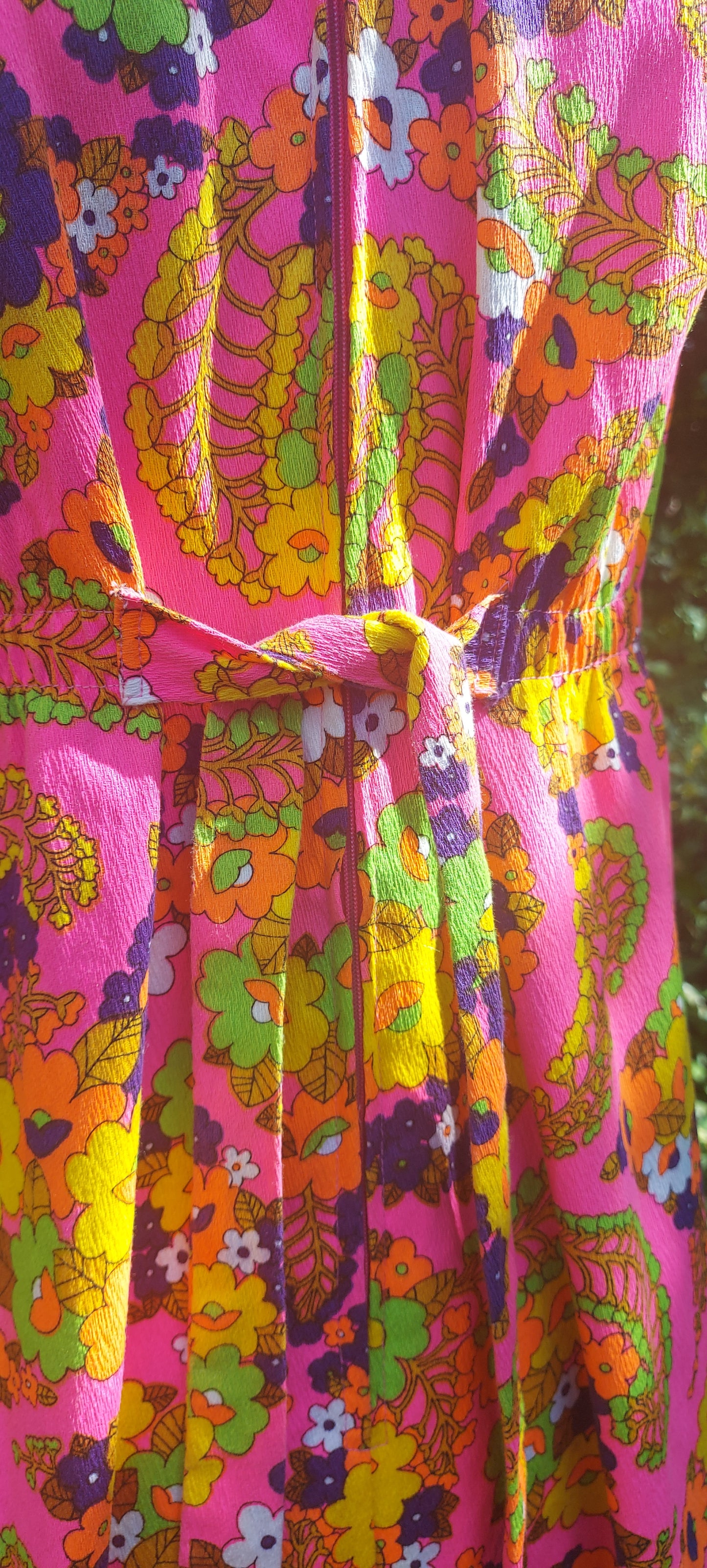 Super Rare 1970s Aloha San Francisco Dreamer Psychedelic Dress